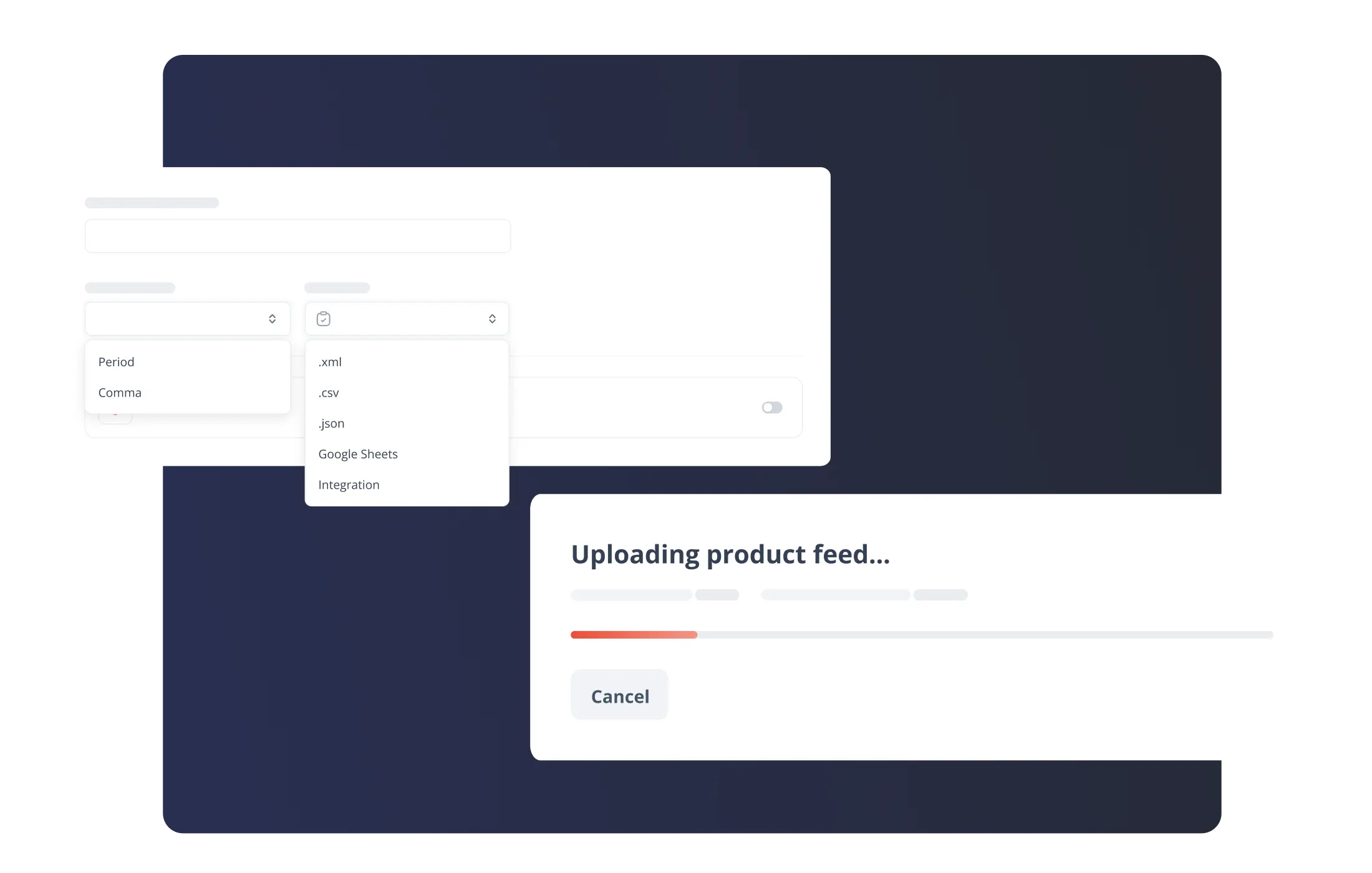 Priceshape Zusatzfeeds